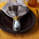 Ver imagem 1 de Kit Jogo Americano 4 Lugares Mesa Posta Cor Mostarda 52x36cm:mostarda