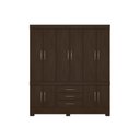 Ver mais imagens de Guarda Roupa Casal 10 Portas e 3 Gavetas New Murano Amêndola/off White - Demóbile