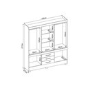 Ver imagem 4 de Guarda Roupa Casal 10 Portas e 3 Gavetas New Murano Amêndola/off White - Demóbile