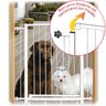 Grade Portão Pet Bebê Divisor Ambiente 68 e 88 Cm - Branco - 5