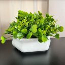 Ver imagem 3 de Vaso centro de mesa branco trabalhado luxo de cerâmica