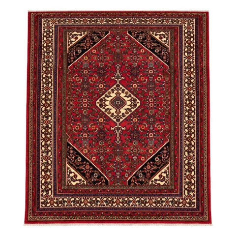 Tapete Persa Hamadan Feito À Mão Vermelho 295x215cm
