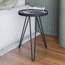 Ver imagem 3 de Mesa Apoio Lateral Carisma Aço Preto - Salas