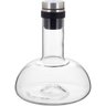 DECANTER VINHO 18x17x17cm 1,8L VIDRO TRANSPARENTE TAMPA INOX - 1