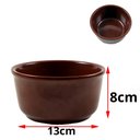 Ver imagem 2 de Cumbuca 750ml Med Restaurante Marrom Feijoada Marrom/ Vermelho Sopa