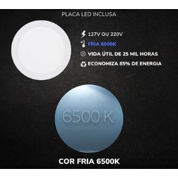 Ventilador de Teto Infinity Class Led 6000k Preto 3 Pás Tabaco 220v 2004 - 3