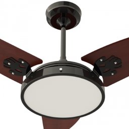 Ventilador de Teto Infinity Class Led 6000k Preto 3 Pás Tabaco 220v 2004 - 2