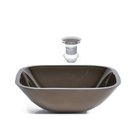 Ver imagem 1 de Cuba de Vidro Quadrada 35cm + Válvula Click