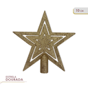 Ver imagem 2 de Kit Enfeites de Natal Bolas Estrela Dourado e Rosa Completo