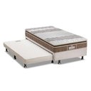 Ver imagem 1 de Cama Box c/Auxiliar Solteiro: Colchão Espuma Probel D33/EP Guarda Costas Plus Brown + Base CRC Coura