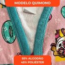 Ver imagem 6 de Roupão Atoalhado Infantil Lepper Antialérgico Patrulha Canina Menina Kimono com Manga:m