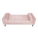 Ver imagem 3 de Recamier Baú Félix Solteiro 140 cm Suede - Doce Sonho Móveis ML/R1/FELIX/140/B/S Rosê