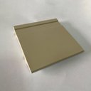 Ver imagem 2 de Kit com 3 Barras Rodapé de Poliestireno 10CMX15MM Frisado Color 7,2m Branco/Caqui Riplain