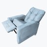 Poltrona Reclinável Moderno 2 Posições Londres Azul Bb - 1