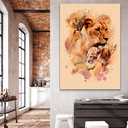 Ver imagem 3 de Quadro Leoa Family -- BR ARTES Médio 84x54