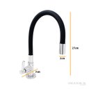 Ver imagem 2 de Torneira Cozinha Mesa Silicone Preto C62 Arejador Fixo ABS