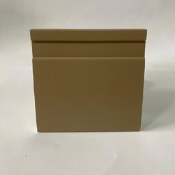 Kit com 15 Barras Rodapé de Poliestireno 10cm X 15mm Frisado Color 36m - 1