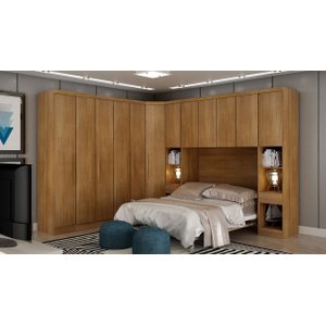 Modulado Casal Completo 6 Portas 8 Gavetas - Rizon-cumaru - Móveis Novo Horizonte