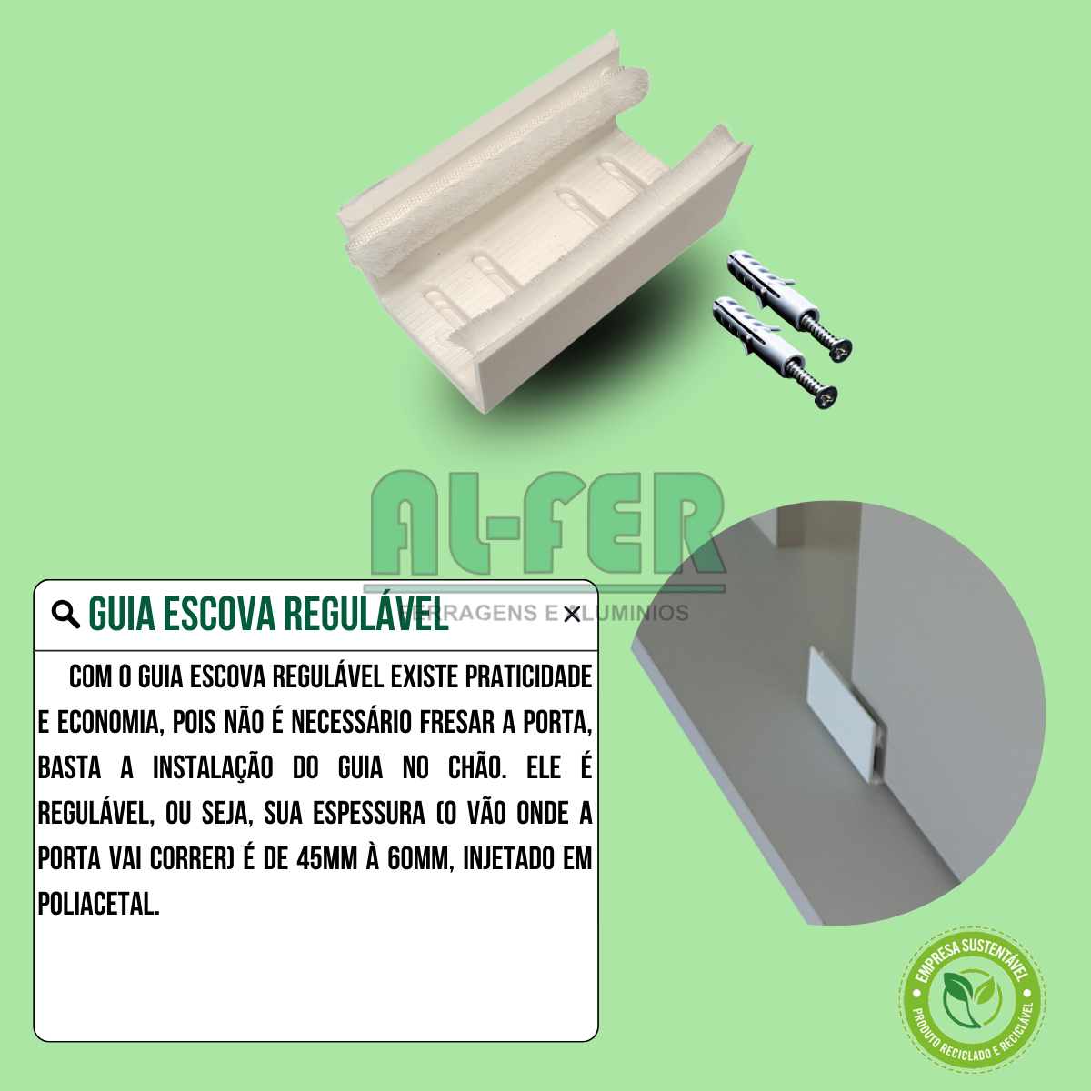 Kit para Porta Celeiro Cantoneira até 90cm Roldana Aparente Trilho Branco 1,80m - 2