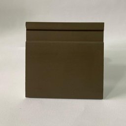 Kit com 10 Barras Rodapé de Poliestireno 10cm X 15mm Frisado Color 24m - 1