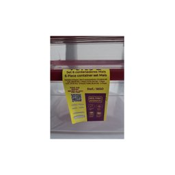 Kit 6 Potes Essencial Kit 6 Potes Essencial Linha Mais Plasvale - 4