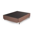 Ver imagem 1 de Base Box Casal Alta Caribe Corano Marrom 138x30 + Pes