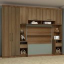 Ver imagem 1 de Guarda Roupa Casal Modulado Cp02 Delphi Avelã L01 - Mpozenato