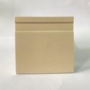 Ver imagem 1 de Kit com 5 Barras Rodapé de Poliestireno 10cm X 15mm Frisado Color 12m