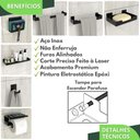 Ver imagem 2 de Kit Acessórios Para Banheiro 7 Peças Preto ELG