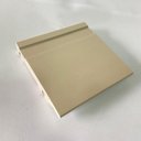 Ver imagem 2 de Kit com 15 Barras Rodapé de Poliestireno 10cm X 15mm Frisado Color 36m