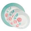 Ver imagem 1 de Jogo 2 Pratos Rasos 2 Pratos Fundos 2 Pratos Lanche Donna Bloom Oxford® Cerâmica