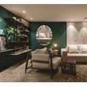 Ver imagem 2 de Espelho Veneziano Decorativo Sala Quarto 100x110 -38.82:prateado