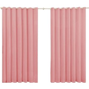 Cortina Roma 3,00x2,20 Quarto Sala Escritorio Rosa