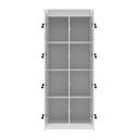 Ver imagem 5 de Armário Locker Guarda Volume 8 Portas com Chave 60x160cm Branco ME4202 - Tecnomobili
