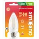 Ver imagem 3 de Lâmpada Filamento Vela E27 de 3 Watts e 2700k - 20185 - Ourolux
