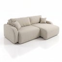 Ver imagem 2 de Sofá Cama Modular Orgânico Retrátil 4 Lugares 270cm Base Madeira Maciça Cancún