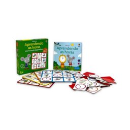 Jogo da Memória e Bingo: Aprendendo As Horas | Editora Usborne - 2
