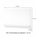 Ver imagem 2 de Painel para TV até 43 Polegadas MDF Altezza Belmax:Freijó