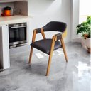 Ver imagem 2 de Kit 4 Cadeiras Laura Madeira Maciça de Eucalipto