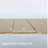 Shiplap 7cm Mdf (12 Ripas 90cm) - 4