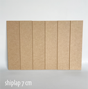 Ver imagem 2 de Shiplap Mdf Cru 7cm (12 Ripas 90cm) com Espaçador