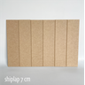 Shiplap Mdf Cru 7cm (12 Ripas 90cm) com Espaçador - 1