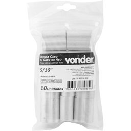 Prensa Cabo p/ Cabos de Aço de 5/16'' com 10 peças Vonder - 2