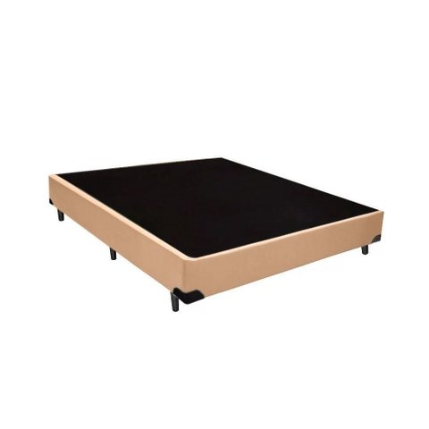Base Box Casal Blindado Linhão Bege