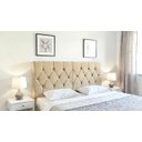 Ver imagem 1 de Cabeceira Estofada Cama de Casal Queen 1,60 X 55 Cm Modelo Paris Areia