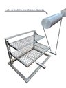 Ver imagem 2 de Kit Flutuante para Braseiro de 50x40 - Grelha Moeda