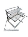 Ver imagem 3 de Kit Flutuante para Braseiro de 50x40 - Grelha Moeda