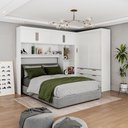Ver imagem 2 de Guarda Roupa Casal Modulado Sevilha 4 e 2 Portas 8 Gavetas Carioca Móveis