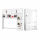 Ver imagem 1 de Guarda Roupa Casal Modulado Sevilha 4 e 2 Portas 8 Gavetas Carioca Móveis