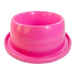 Comedouro Plástico Anti- Formiga Furacão Pet nº1 - 350 Ml - Rosa - 1